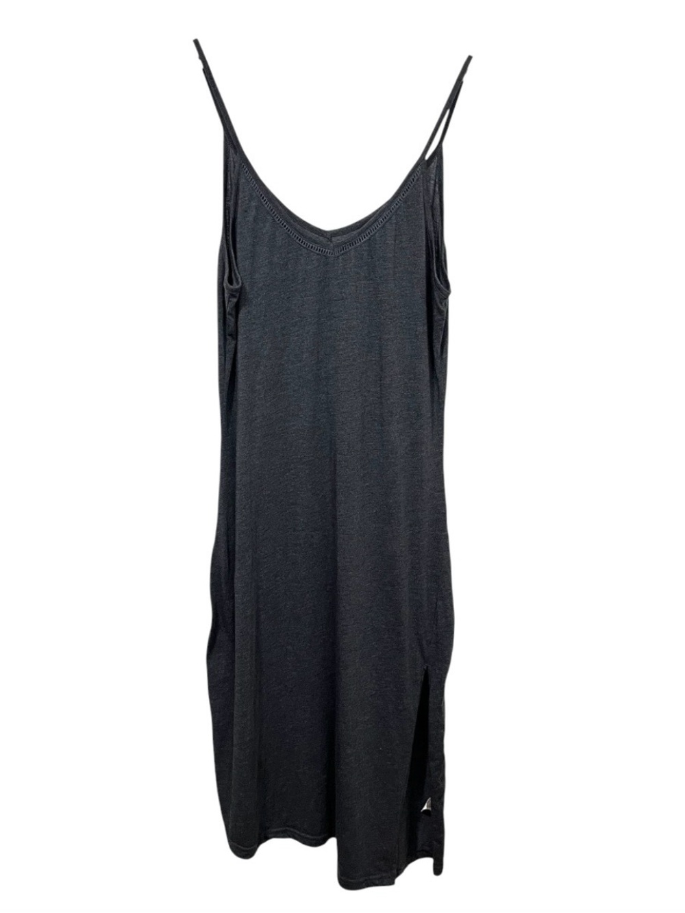 TenTree Midi Dress with Spaghetti Straps and Side Slit
